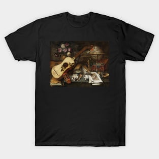 Still Life With A Guitar by Tomás Yepes T-Shirt